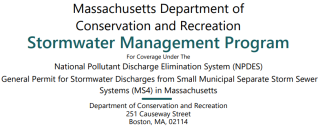 MA DCR Stormwater Management Program (SWMP)
