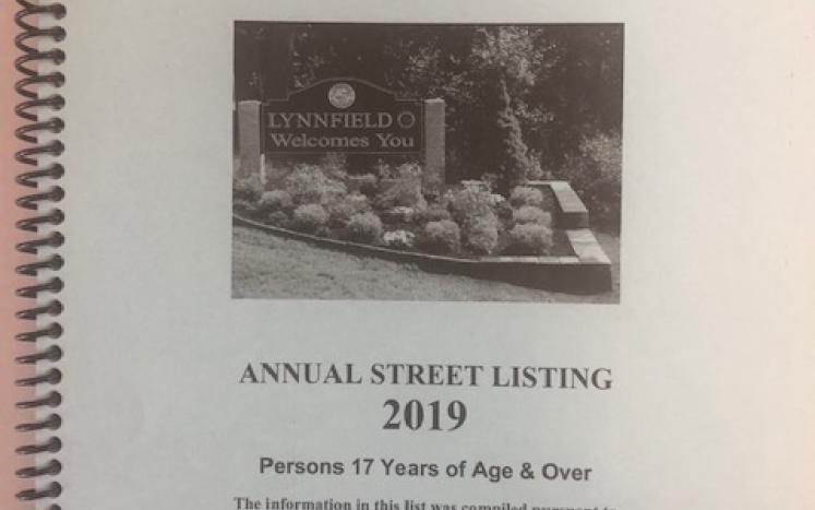 2019 Street Listing